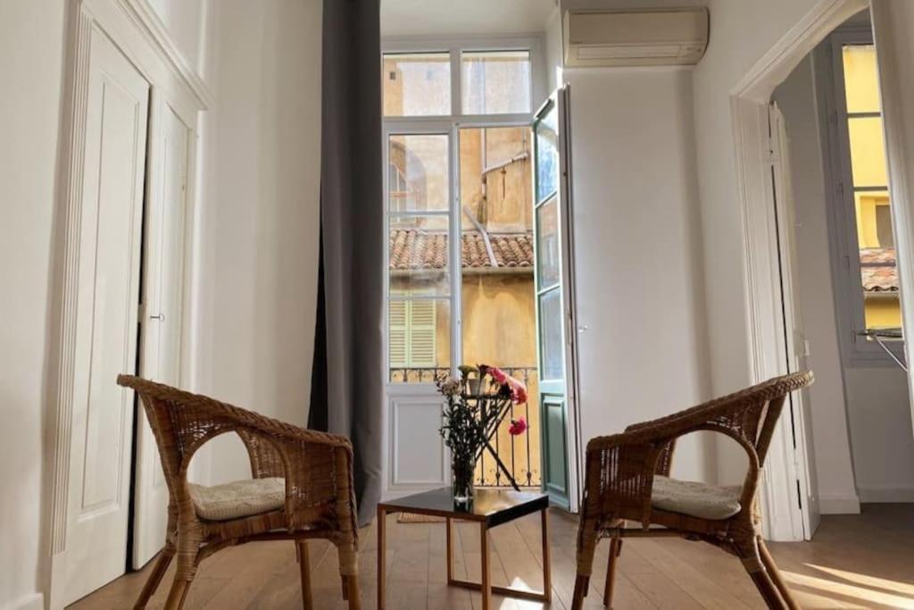 Homelivia, Vieux Nice, Appartement De Charme, Clim Balcon Exteriér fotografie